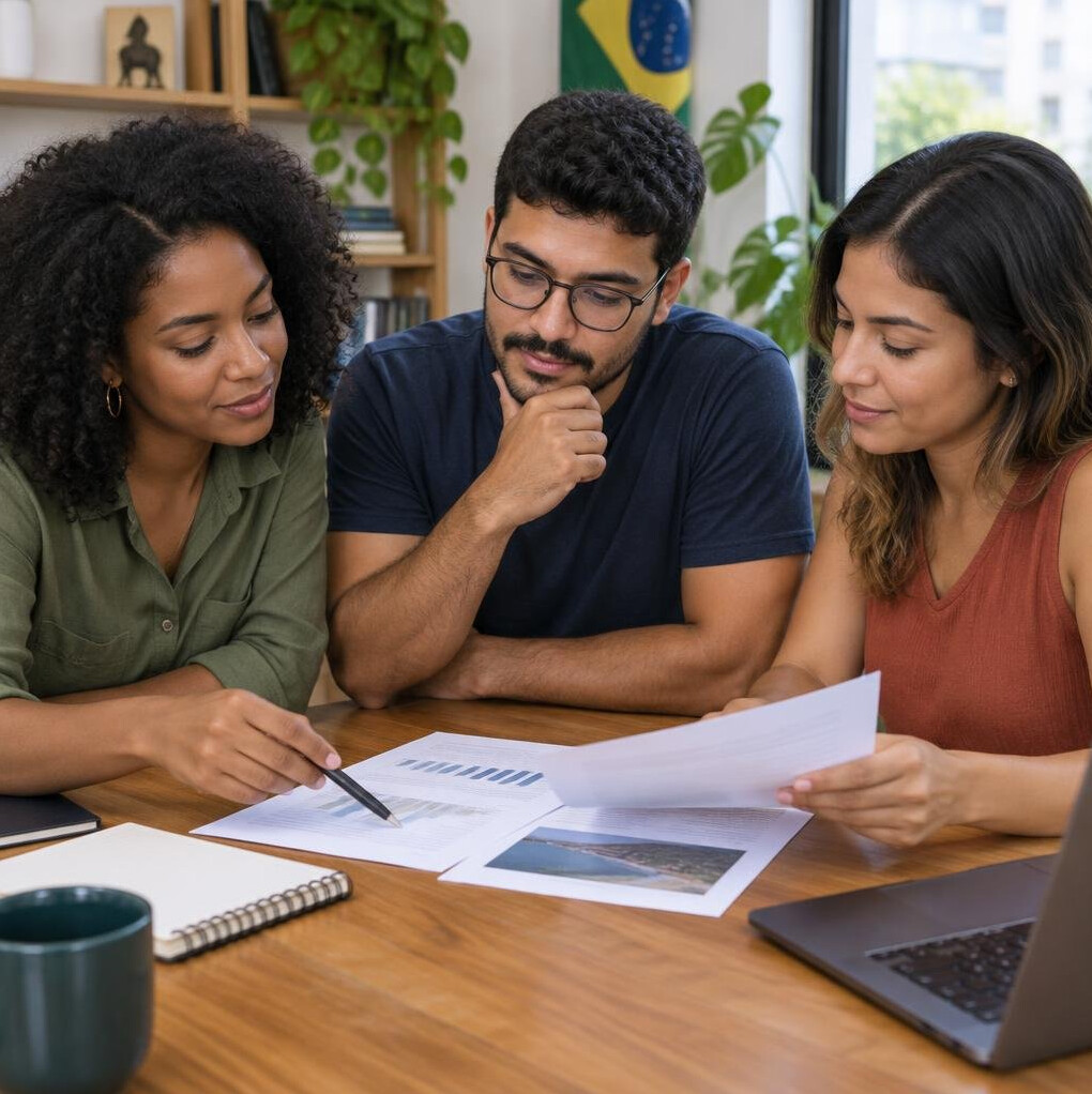 People working together at a table