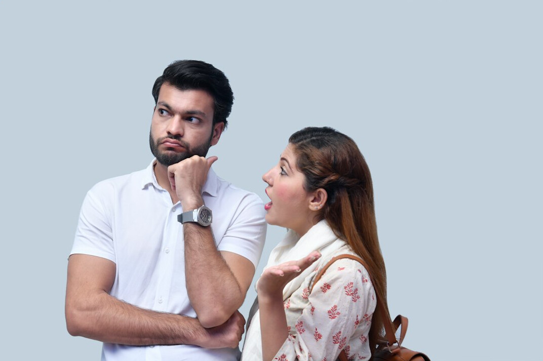 couple talking seriously